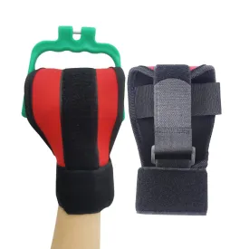1pc Hand Fist Finger Gloves for Stroke Brace Rehabilitation Training Equipment Finger Auxiliary Gloves Hand Brace for Hemiplegia Elderly Athlete Finger (red)