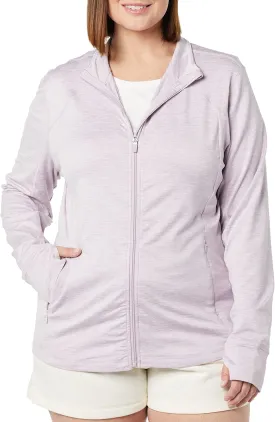 Amazon Essentials Women's Fleece Full-Zip Jacket - Brushed Tech Stretch (Available in Plus Size)