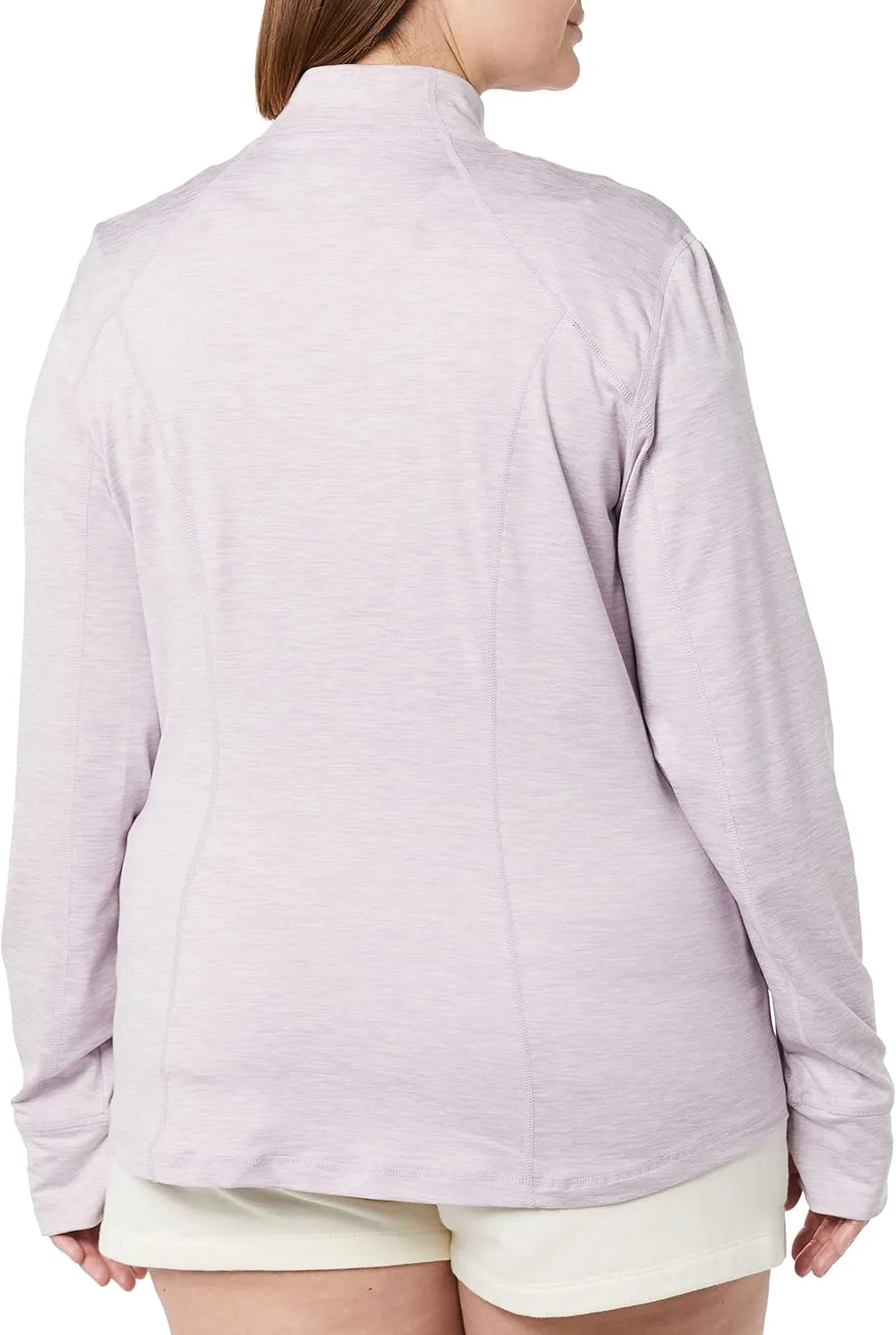 Amazon Essentials Women's Fleece Full-Zip Jacket - Brushed Tech Stretch (Available in Plus Size)