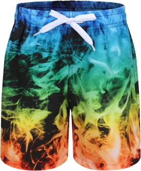 Boys Swim Trunks Quick Dry Swim Shorts for Kids Boys Beach Board Shorts Summer Surfing Swimwear 3-16 Years