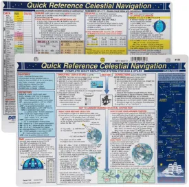 Davis Quick Reference Celestial Navigation Card