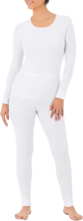 Fruit of the Loom womens Micro Waffle Premium Thermal Set