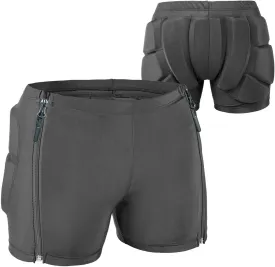 Kids Zip-on Zip-Off Padded Shorts for Snowboard Ski Figure Skating, Children Youth 3D HIPS Pants Proteciton for Tailbone&Butt
