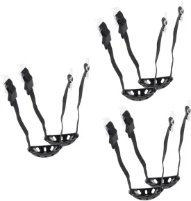 Kisangel 3sets Professional Helmet Chin Strap Chin Cup for Construction Helmet Safety Easy Install Sturdy Material 2pcs*3