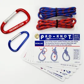 Knot Tying Kit | Pro-Knot Best Rope Knot Cards, two practice cords and a carabiner Ring-bound  March 25, 2024