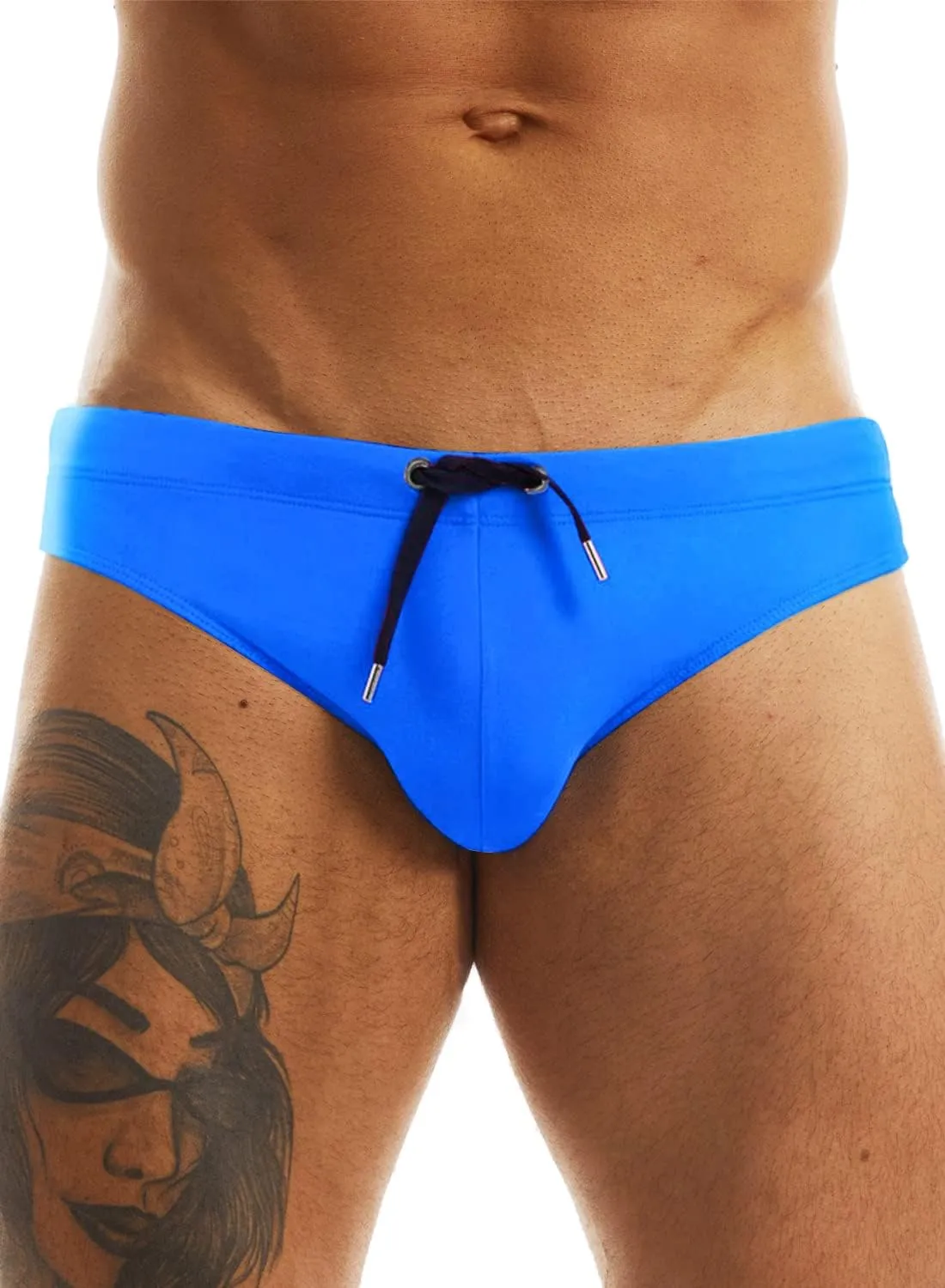 MIZOK Men's Swimwear Bikini Swimming Briefs Drawstring Swimsuits Board Surf Shorts Trunks