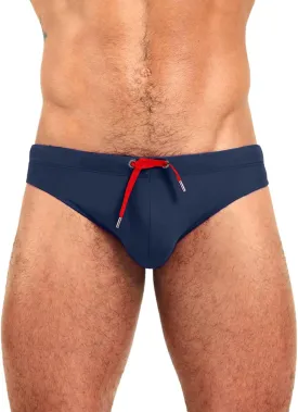 MIZOK Men's Swimwear Bikini Swimming Briefs Drawstring Swimsuits Board Surf Shorts Trunks