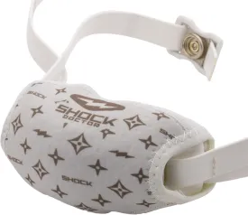 Showtime Chin Strap Cover LE White/Gold Lux OSFA