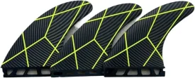 Surfboard, Mf, Large Fin Thruster, Made from Fiberglass and Epoxy, 3Pcs a Set