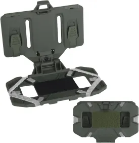 Tactical Plate Carrier Vest Attachments Universal Phone Chest Mount for Screen Size 4.7"-6.7" Molle Foldable Navigation Phone Holder Board
