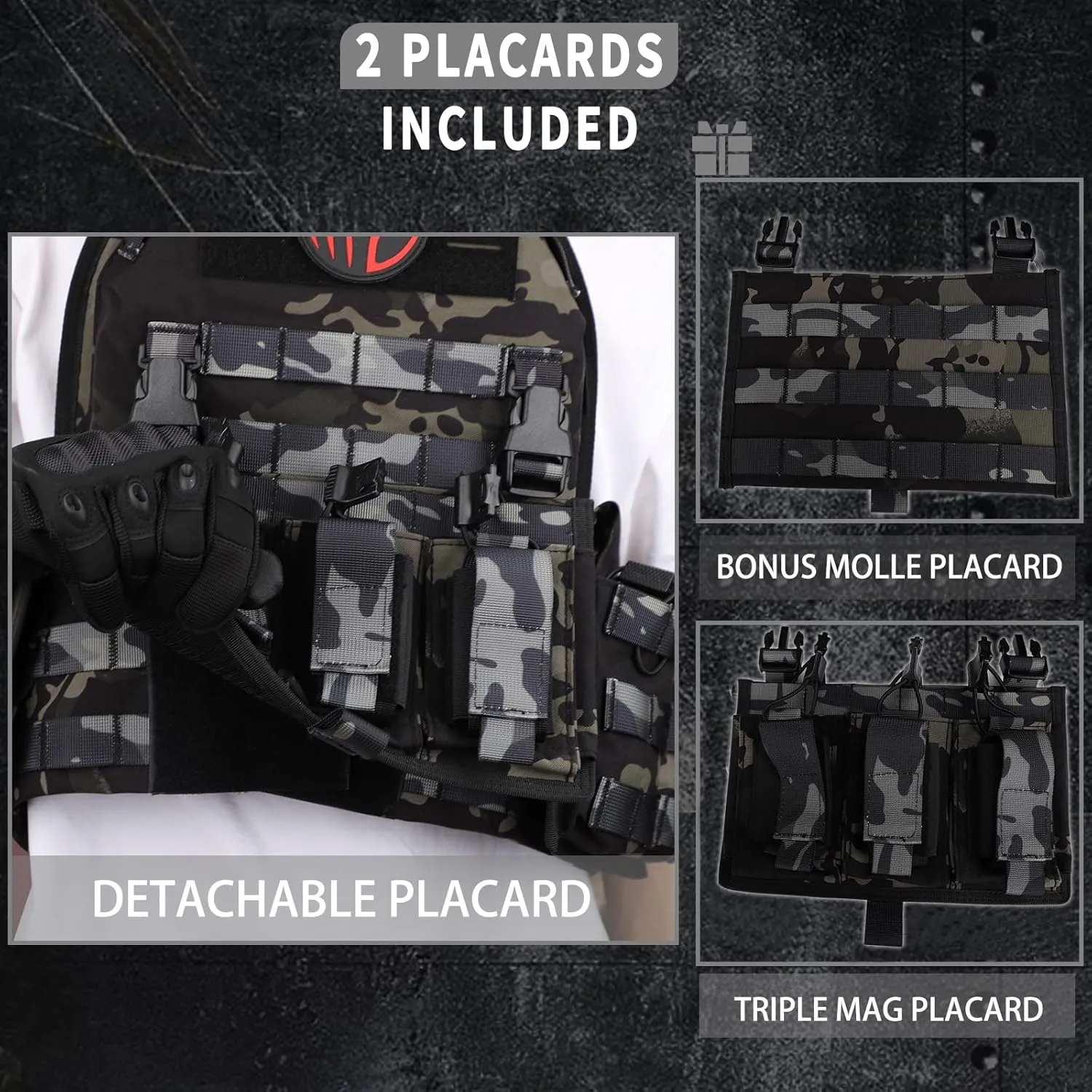 Tactical Vest for Men Molle Security Airsoft Vest Adult