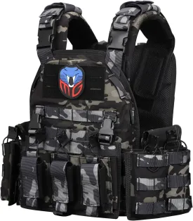 Tactical Vest for Men Molle Security Airsoft Vest Adult