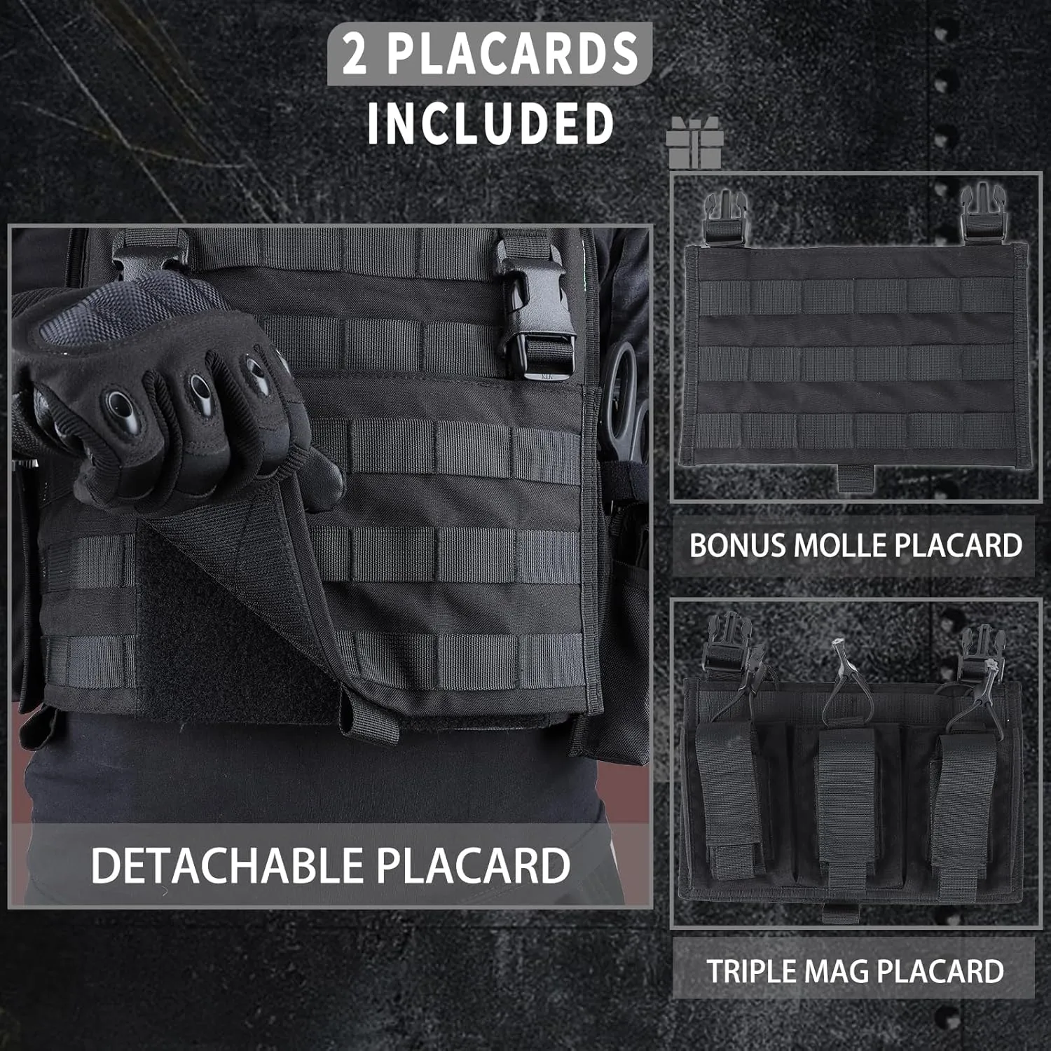 Tactical Vest for Men Molle Security Airsoft Vest Adult
