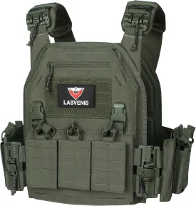 Tactical Vest for Men Weighted Vest Fully Adjustable Outdoor Training Gaming Vests